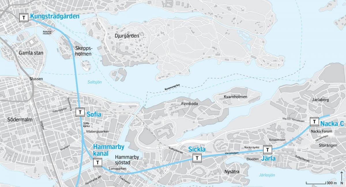 la carte de nacka Stockholm
