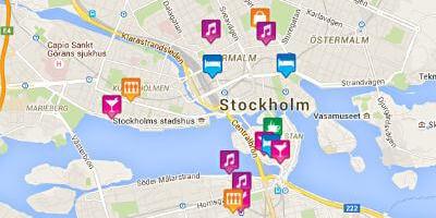 Carte de gay la carte de Stockholm