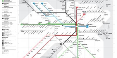 Carte de sl métro
