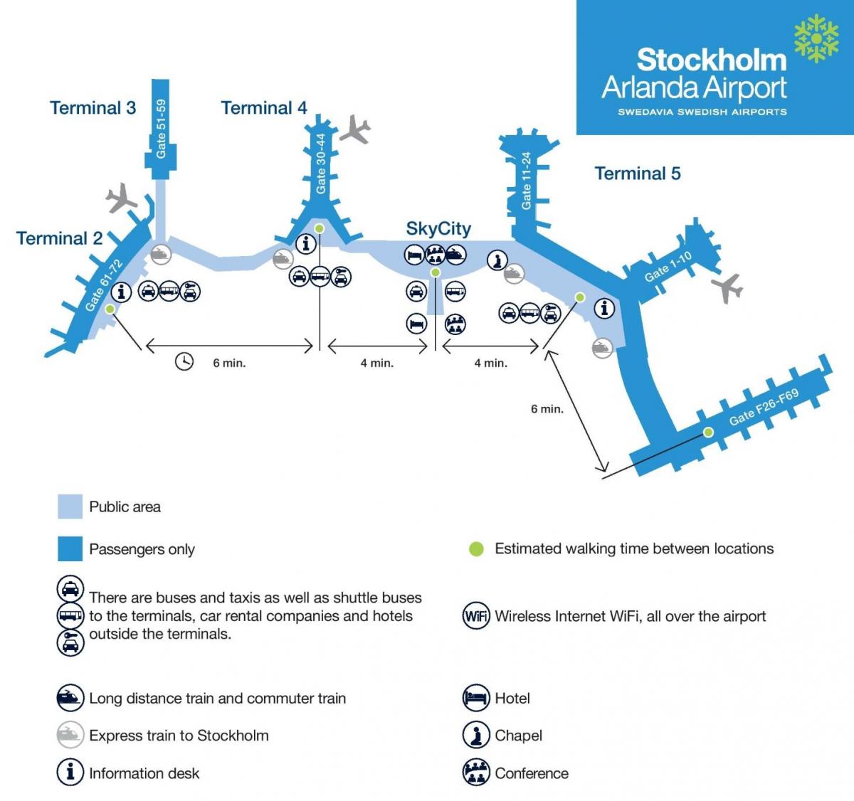 Stockholm arlanda carte