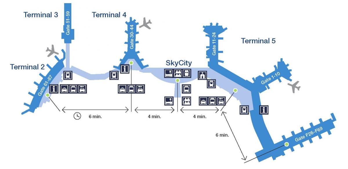 Stockholm arn carte de l'aéroport
