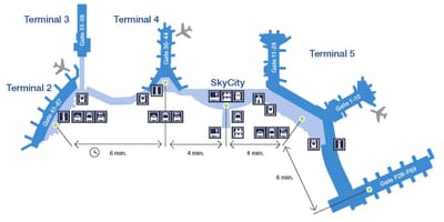Stockholm arn carte de l'aéroport
