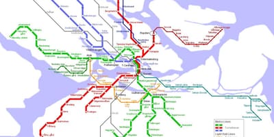 La carte de Stockholm de la station de métro