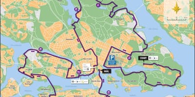 Stockholm vélo carte